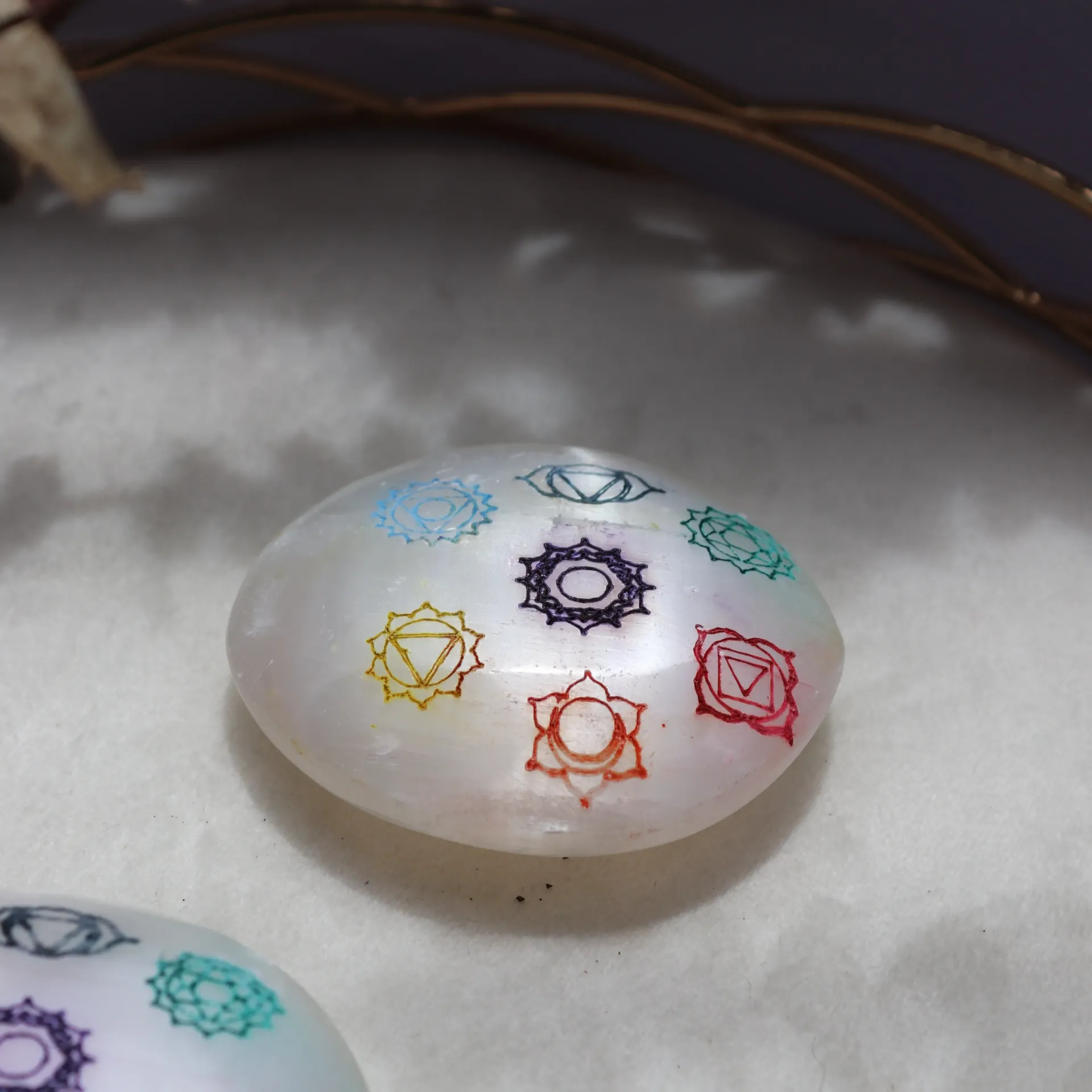 Ovo selenite 7 chakras