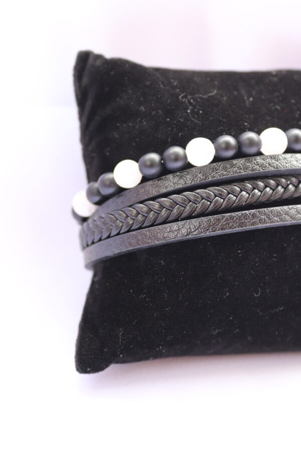 Pulseira Ónix e Selenite