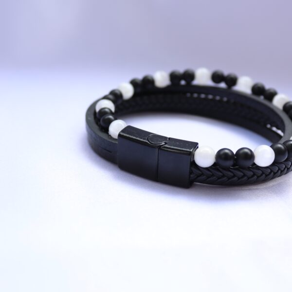 Pulseira Ónix e Selenite - Image 2