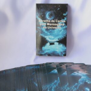 Baralho de cartas com mensagens do universo