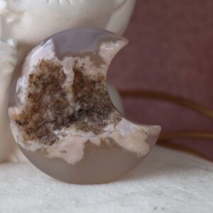 Lua de Ágata Flor — harmonia, proteção e energia suave