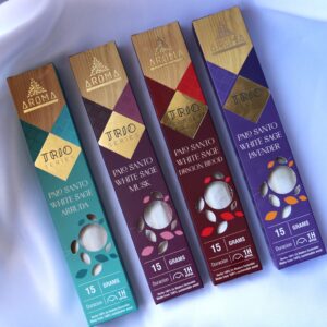 Incenso (Trio Series) - Palo Santo, Sálvia branca e Lavanda