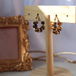 Brincos Olho de Tigre